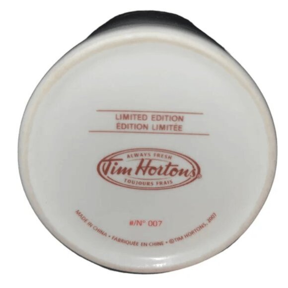 Tim Hortons 2007 Limited Edition Coffee Mug Excellent Pre-Owned Condition - Picture 4 of 4